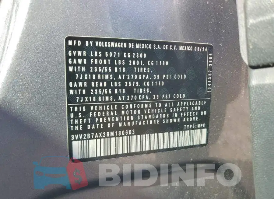 3VV2B7AX2RM180603 Photo# 14