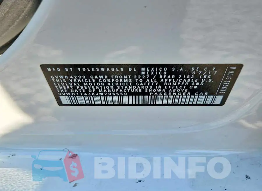 3VWD17AJ8JM206550 Photo# 12