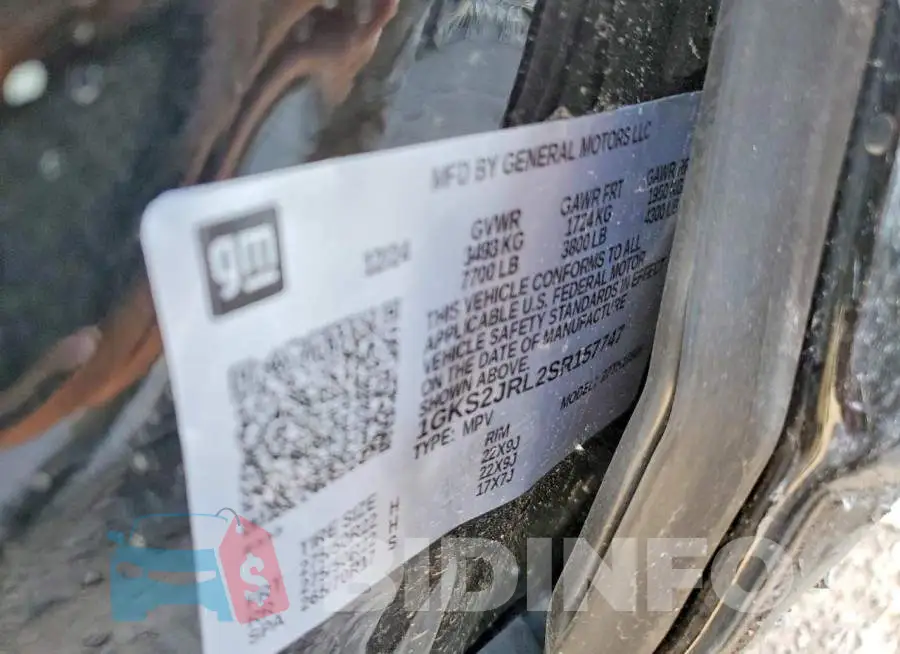 1GKS2JRL2SR157747 Photo# 13