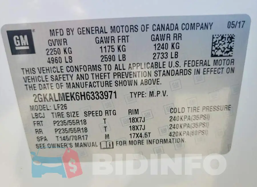 2GKALMEK6H6333971 Photo# 12