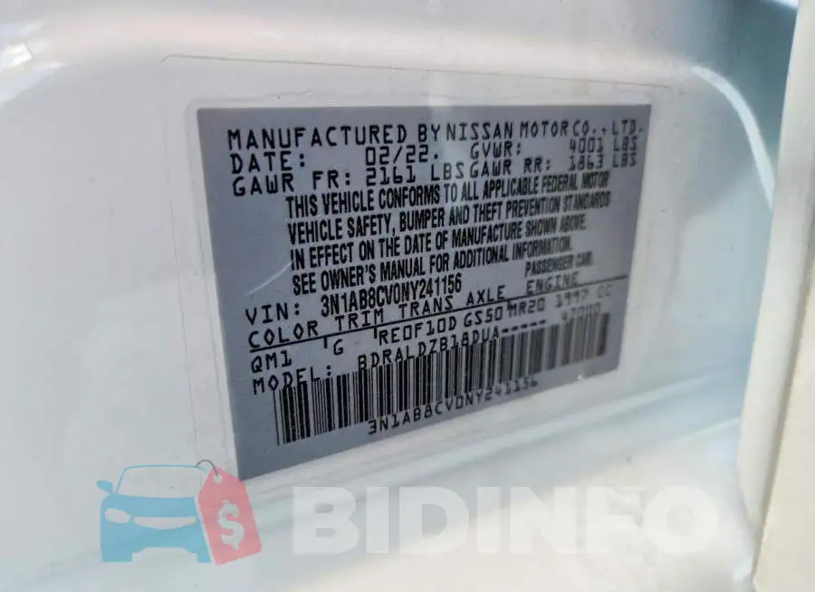 3N1AB8CV0NY241156 Photo# 12