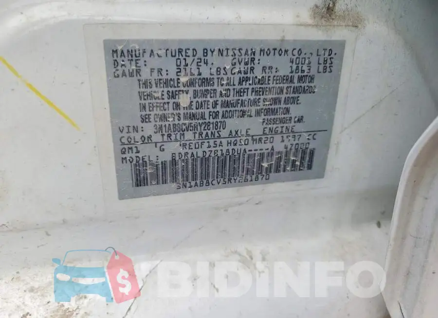 3N1AB8CV5RY281870 Photo# 12