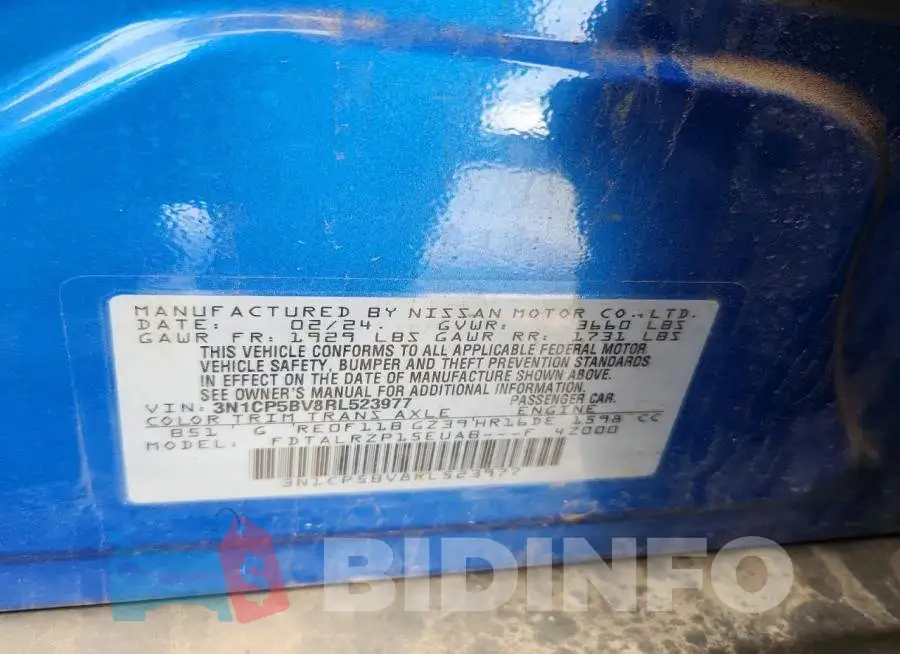 3N1CP5BV8RL523977 Photo# 14