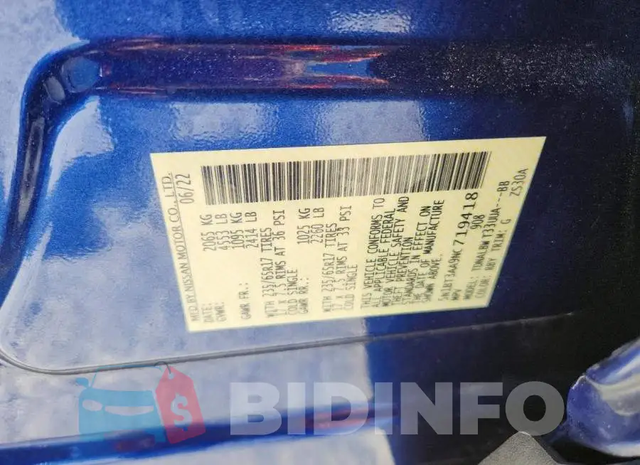 5N1BT3AA9NC719418 Photo# 12