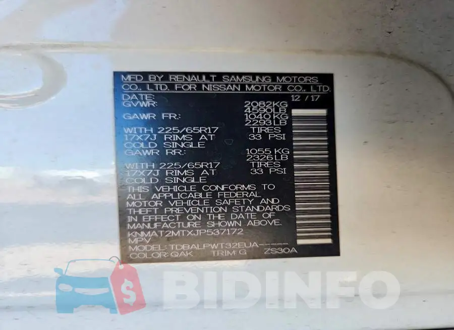 KNMAT2MTXJP537172 Photo# 13