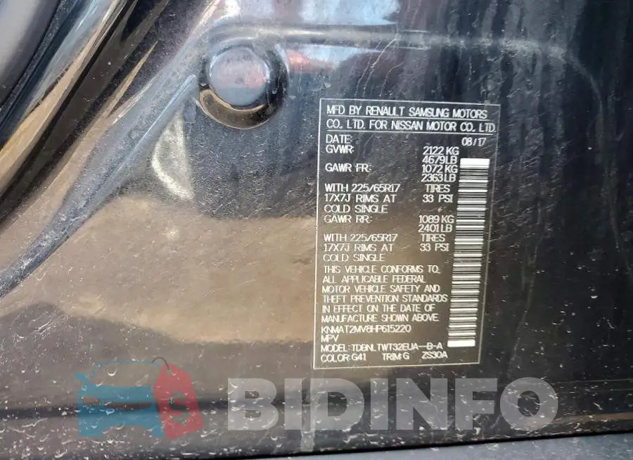 KNMAT2MV8HP615220 Photo# 12