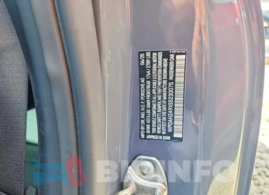 WP0AH2A9XSS230075 Photo# 13