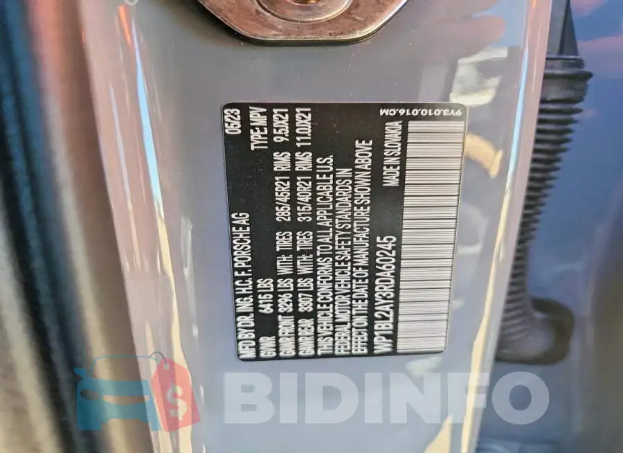 WP1BL2AY3RDA60245 Photo# 12
