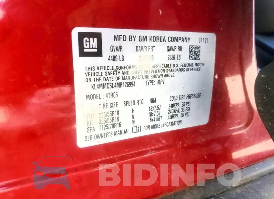 KL4MMCSL4MB126994 Photo# 13