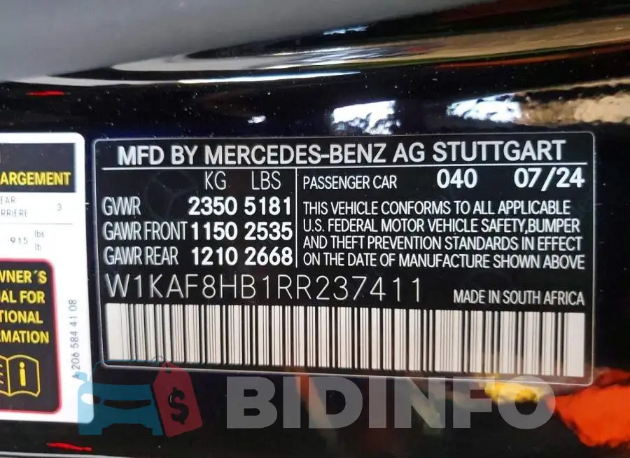 W1KAF8HB1RR237411 Photo# 12
