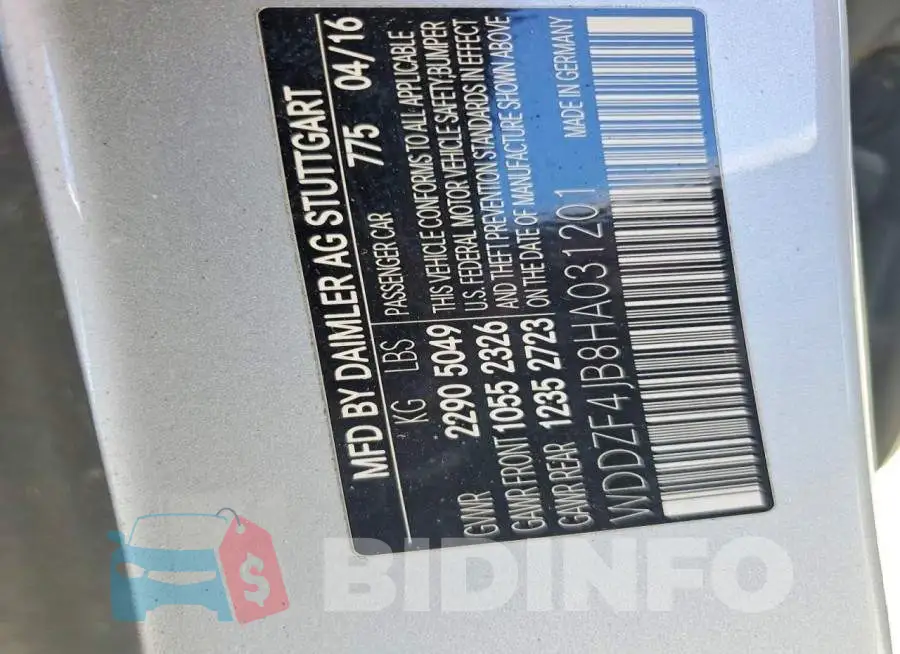 WDDZF4JB8HA031201 Photo# 12