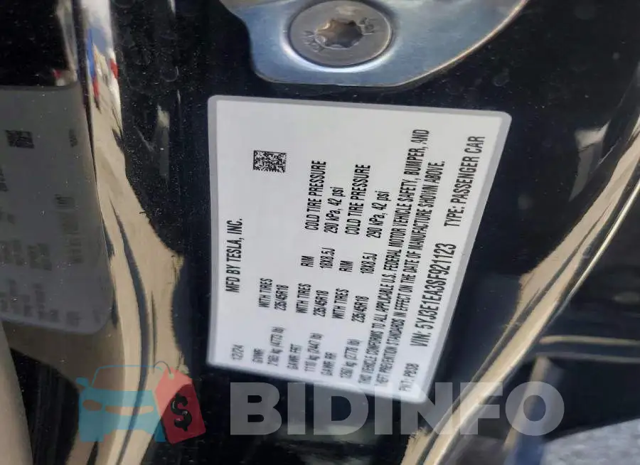 5YJ3E1EA3SF921123 Photo# 12