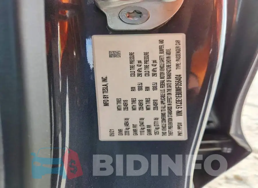 5YJ3E1EB8MF055690 Photo# 12