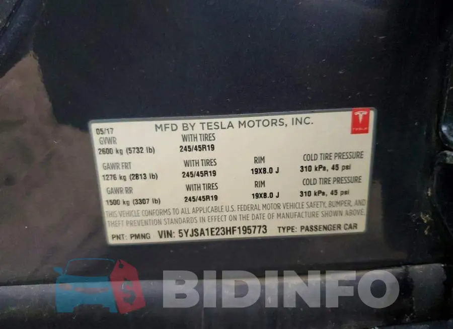 5YJSA1E23HF195773 Photo# 13