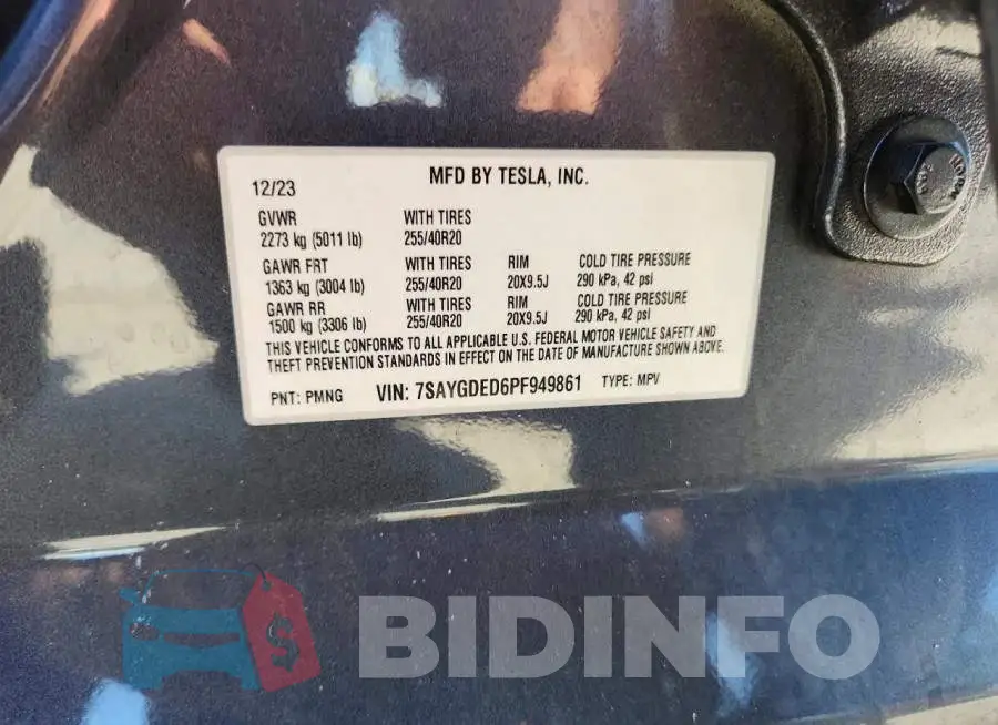 7SAYGDED6PF949861 Photo# 12