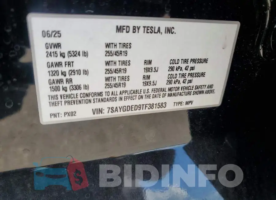7SAYGDED9TF381583 Photo# 13
