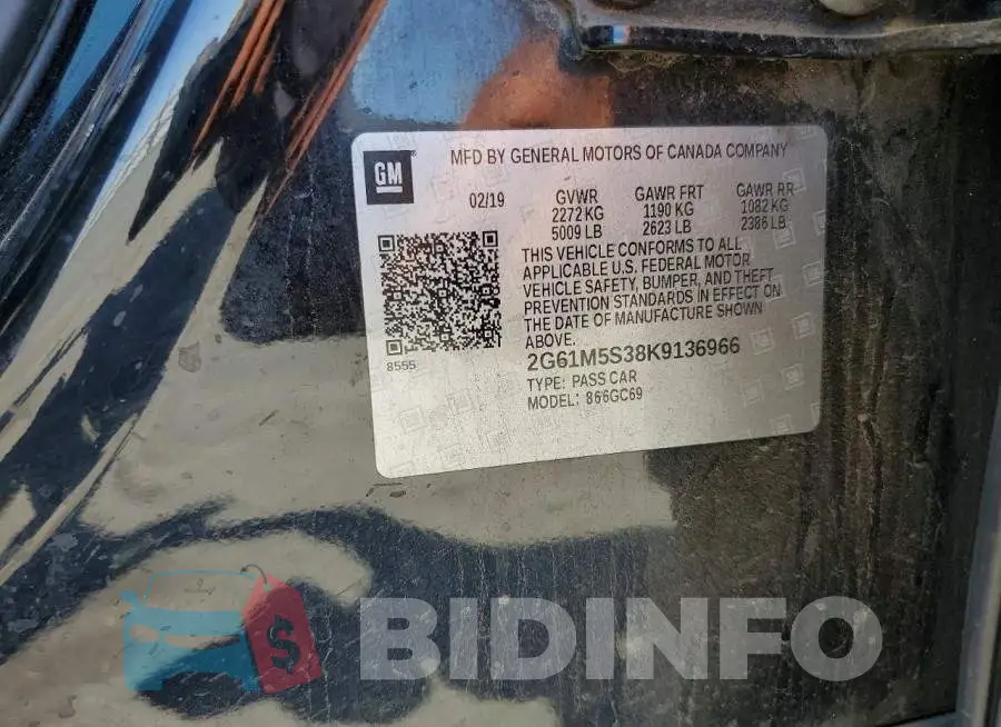 2G61M5S38K9136966 Photo# 12