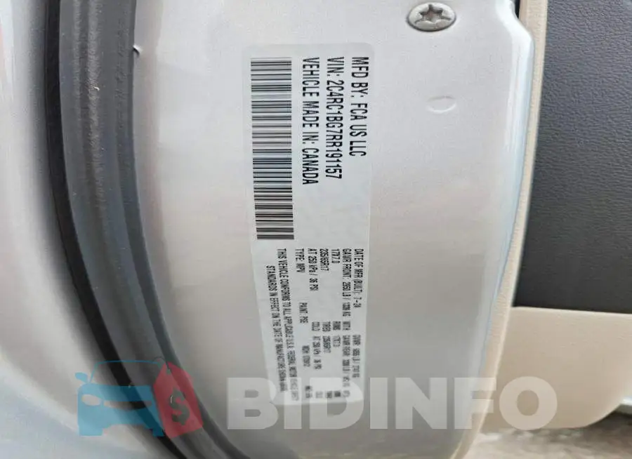 2C4RC1BG7RR191157 Photo# 13