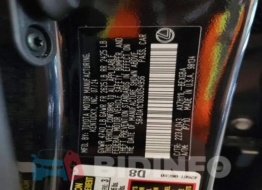 58ADA1C10SU054956 Photo# 12