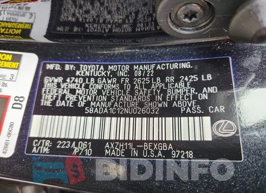 58ADA1C12NU026032 Photo# 12