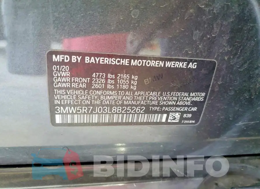3MW5R7J03L8B25262 Photo# 12