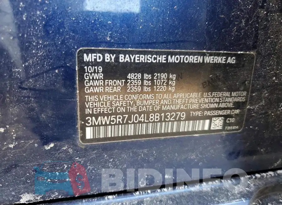 3MW5R7J04L8B13279 Photo# 12