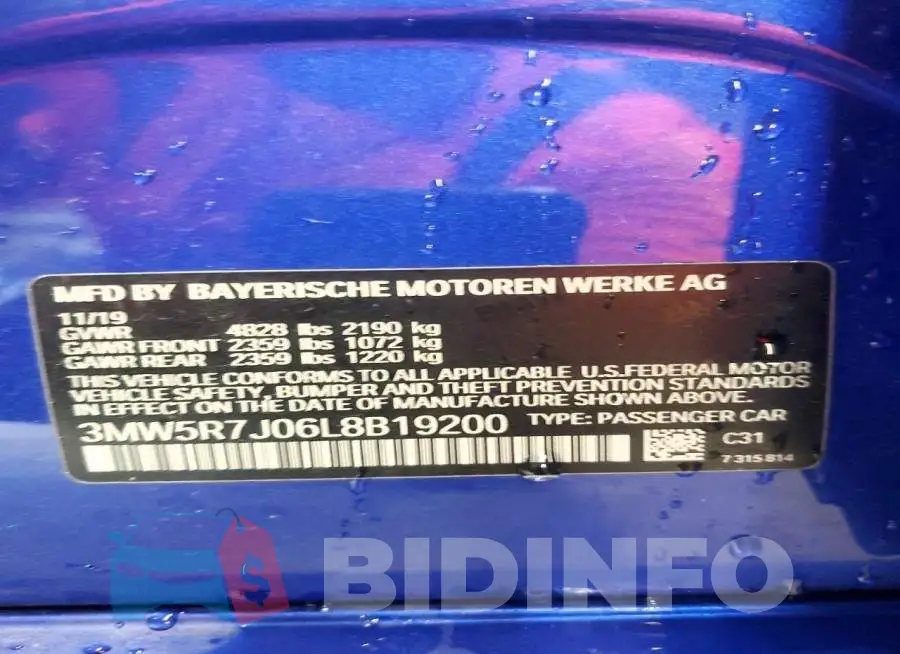 3MW5R7J06L8B19200 Photo# 12