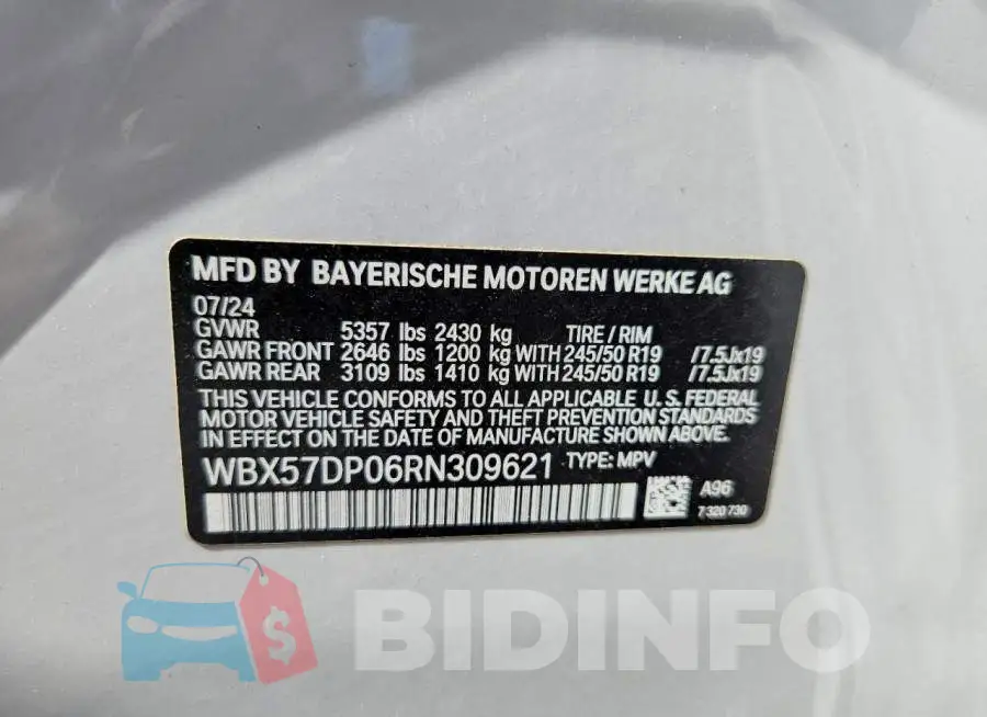 WBX57DP06RN309621 Photo# 14