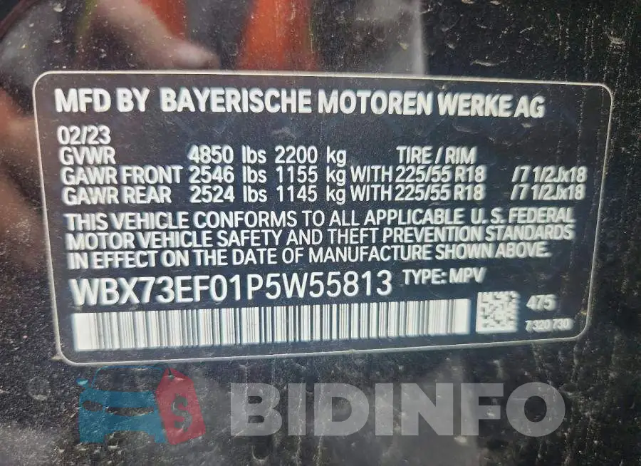 WBX73EF01P5W55813 Photo# 13