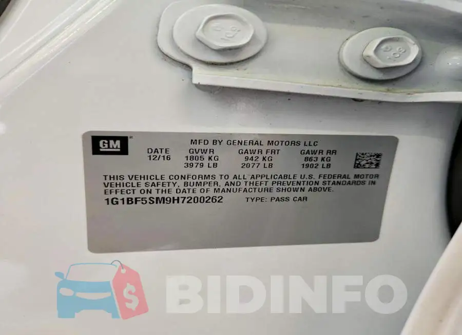 1G1BF5SM9H7200262 Photo# 12