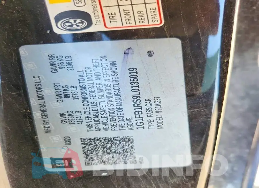 1G1FB1RS9L0135019 Photo# 12