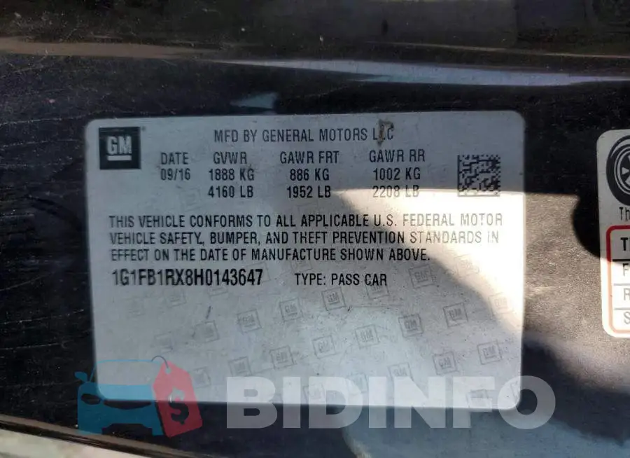 1G1FB1RX8H0143647 Photo# 13