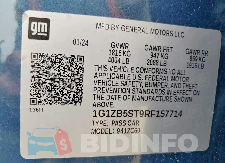 1G1ZB5ST9RF157714 Photo# 13
