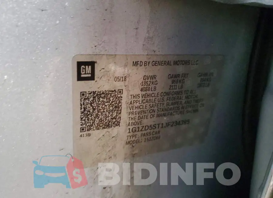 1G1ZD5ST1JF234395 Photo# 12