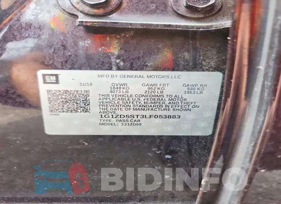 1G1ZD5ST3LF053883 Photo# 12