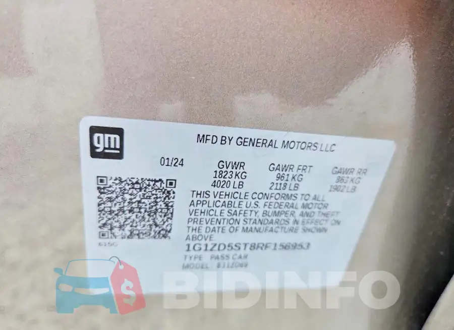 1G1ZD5ST8RF156953 Photo# 12
