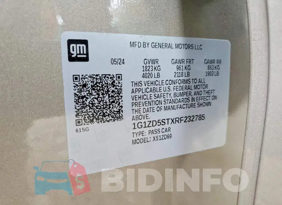 1G1ZD5STXRF232785 Photo# 12