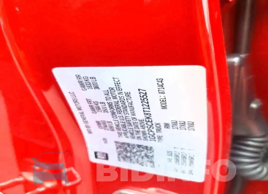 1GCPSCEK8T1225527 Photo# 13
