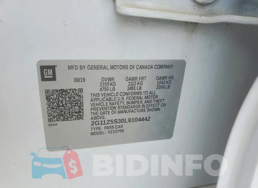2G11Z5S30L9104442 Photo# 12