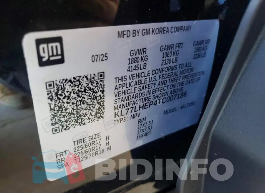 KL77LHEP4TC007186 Photo# 12