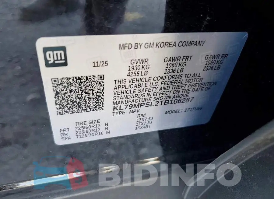 KL79MPSL2TB106287 Photo# 13