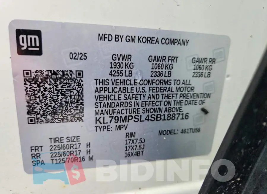 KL79MPSL4SB188716 Photo# 13