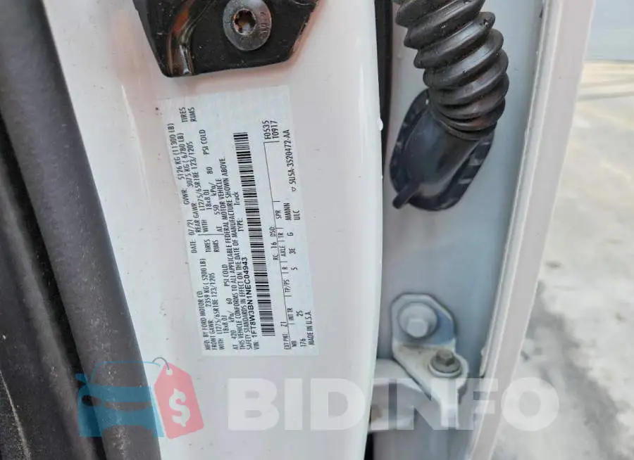 1FT8W3BN1NEC04943 Photo# 13