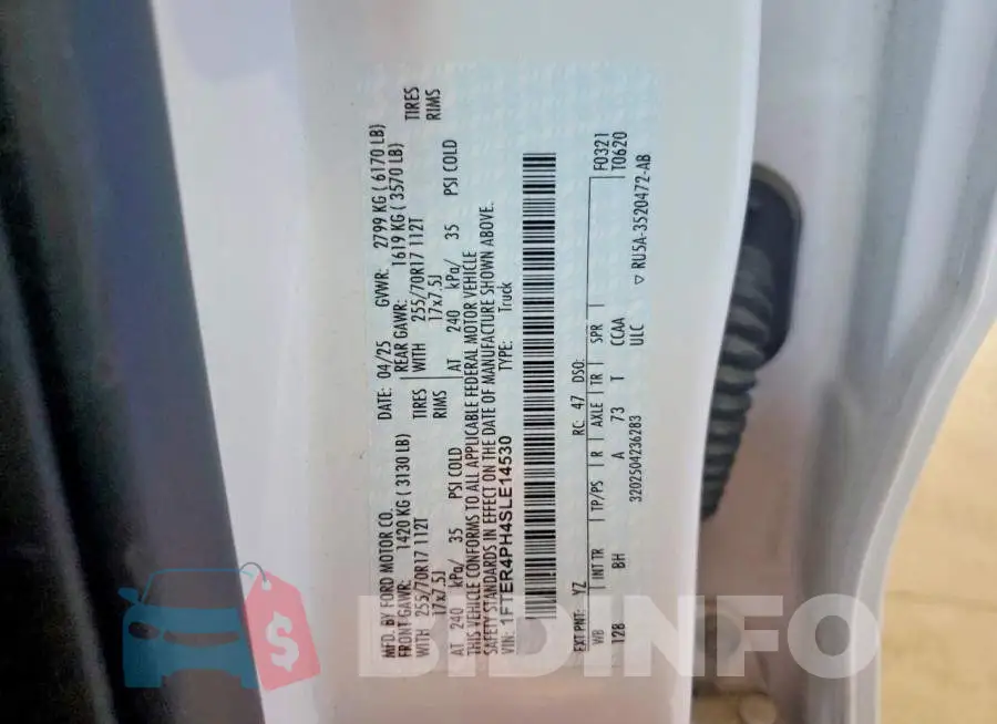 1FTER4PH4SLE14530 Photo# 12