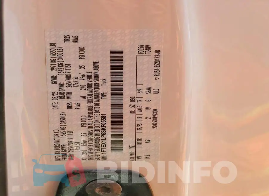 1FTEX1LP6SKF05581 Photo# 12