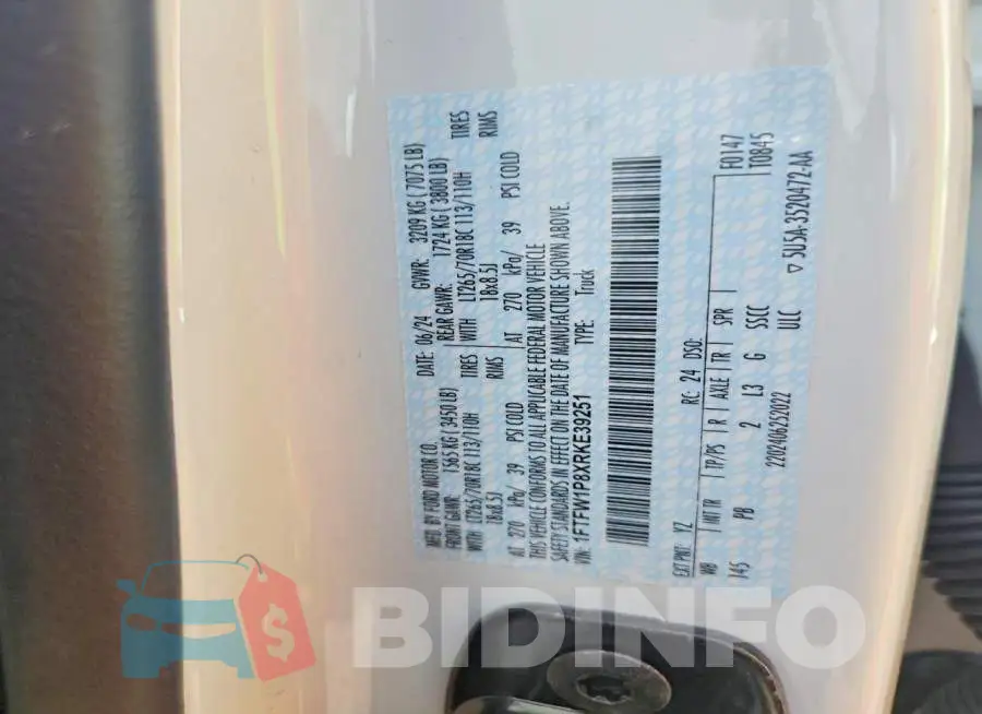 1FTFW1P8XRKE39251 Photo# 12