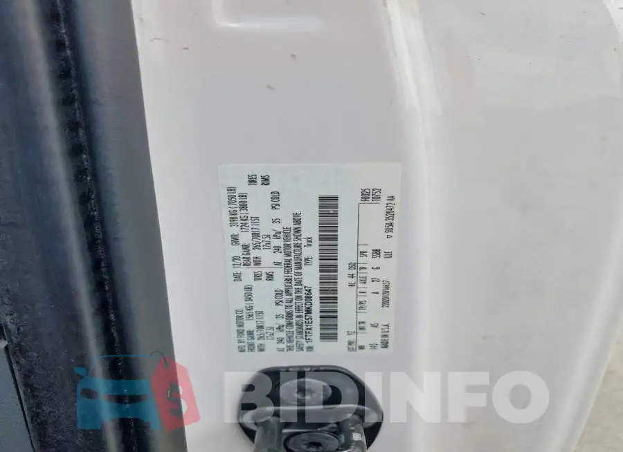 1FTFX1E57MKD08647 Photo# 12