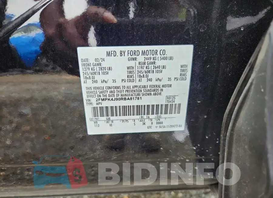 2FMPK4J90RBA81781 Photo# 13