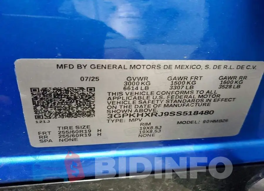 3GPKHXRJ9SS518480 Photo# 14