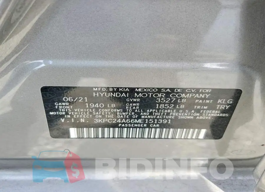 3KPC24A66ME151391 Photo# 12